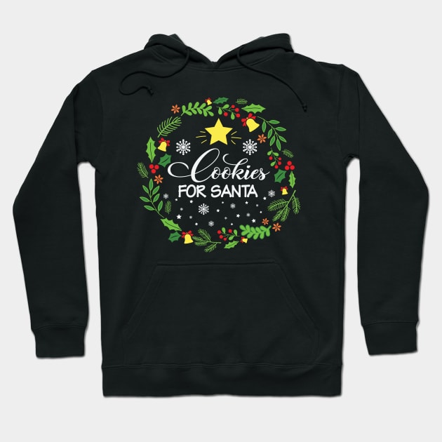 Cookies For Santa Hoodie by The Open Wave